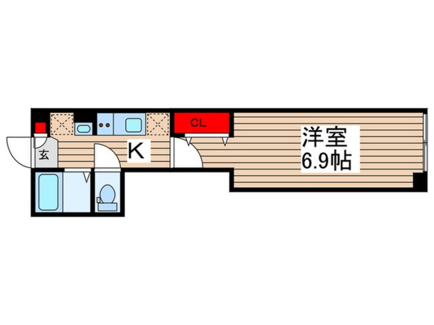 間取図 エクセラン南千住
