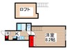 エクセラン南千住 1Kの間取り