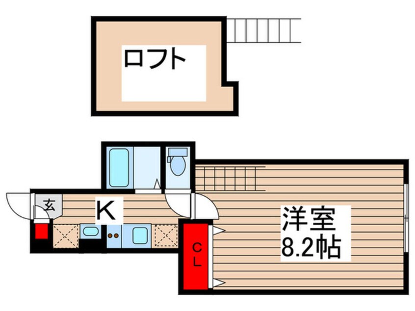 間取図 エクセラン南千住