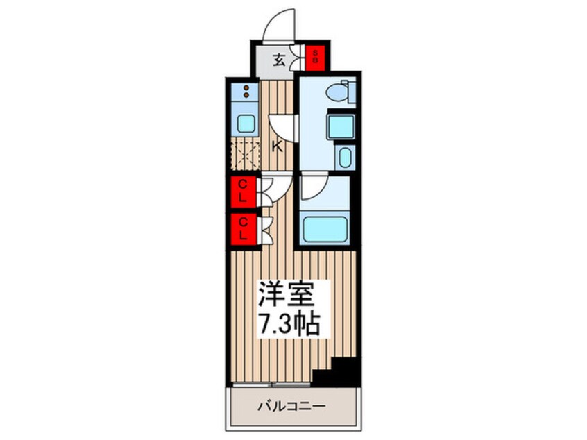 間取図 GENOVIA本所吾妻橋Ⅱskygarden