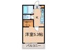 WILL　TERRACE 1Kの間取り