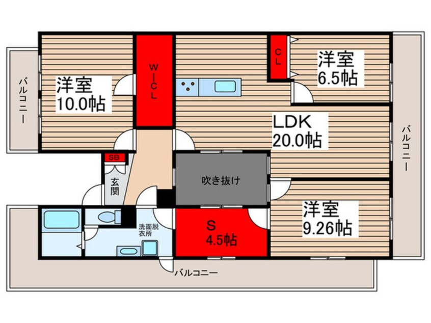 間取図 ＰＬＥＮＤＹ馬橋