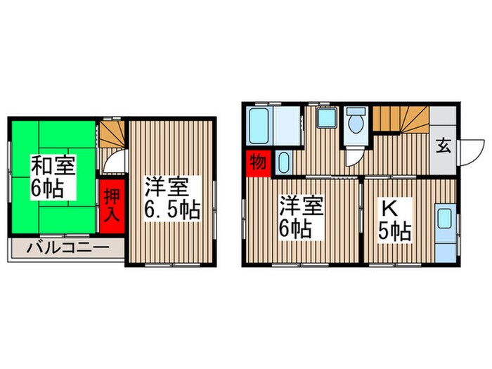 間取り図 上尾二ツ宮戸建