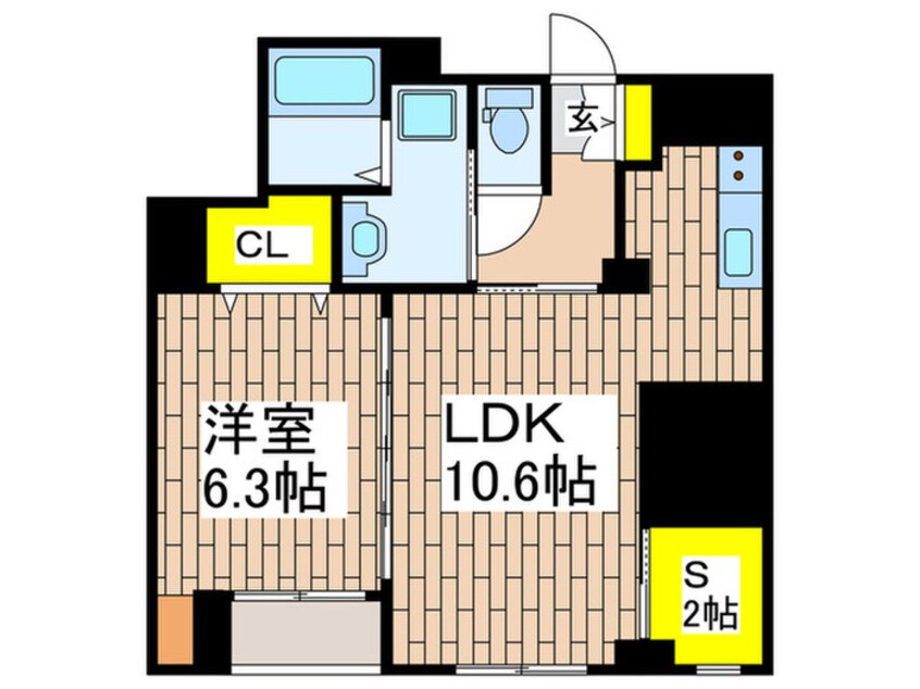 間取図 グランブル－湘南