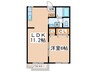 ファミ－ル堀之内 1LDKの間取り
