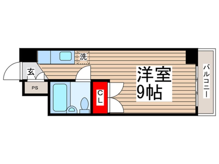 間取図 カーサ第１亀戸　６号棟（804）