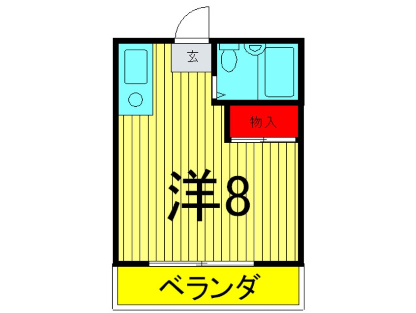間取図 グリ－ンエイジ秋元