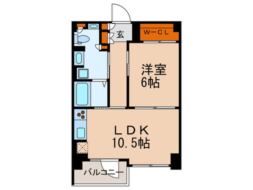 間取図 コンフォリア市谷薬王寺