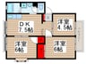 ドミ－ル五番街 3DKの間取り