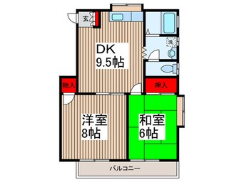 間取図 エンゼルハイツＢ号