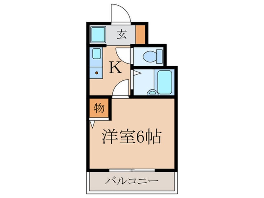 間取図 フローラ若宮
