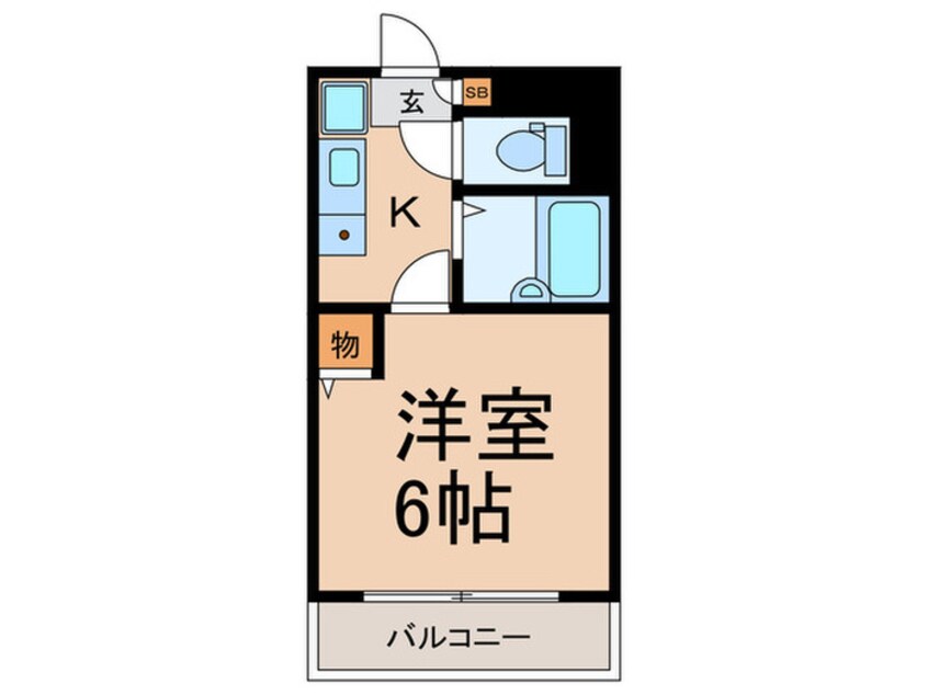 間取図 フローラ若宮