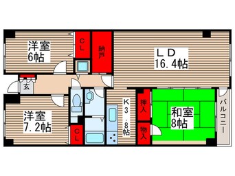 間取図 L-Place下総中山Ⅱ