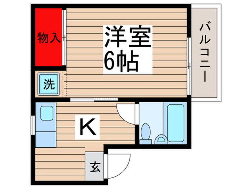 間取図 パルフェ南行徳