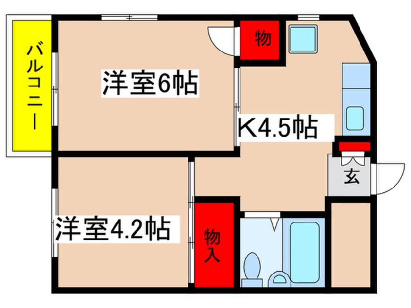 間取図 アゼリアコ－ト柿生