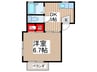ロイヤル小島Ｃ 1DKの間取り