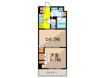 間取図 ザ・パークハビオ早稲田