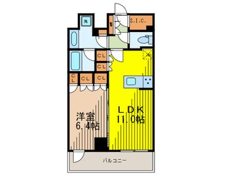 間取図 ザ・パークハビオ早稲田