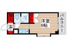 ジュネパレス新松戸第１８ 1Rの間取り
