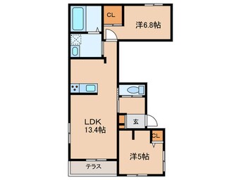 間取図 グリッシーナ