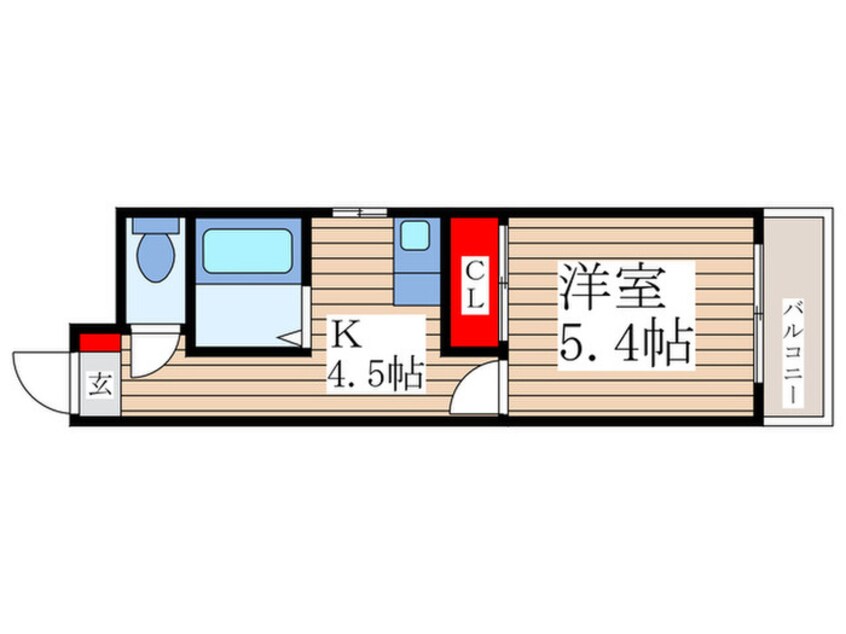 間取図 エクセルパレス1