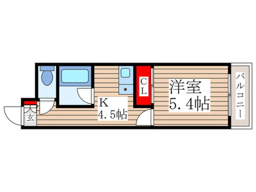 間取図 エクセルパレス1