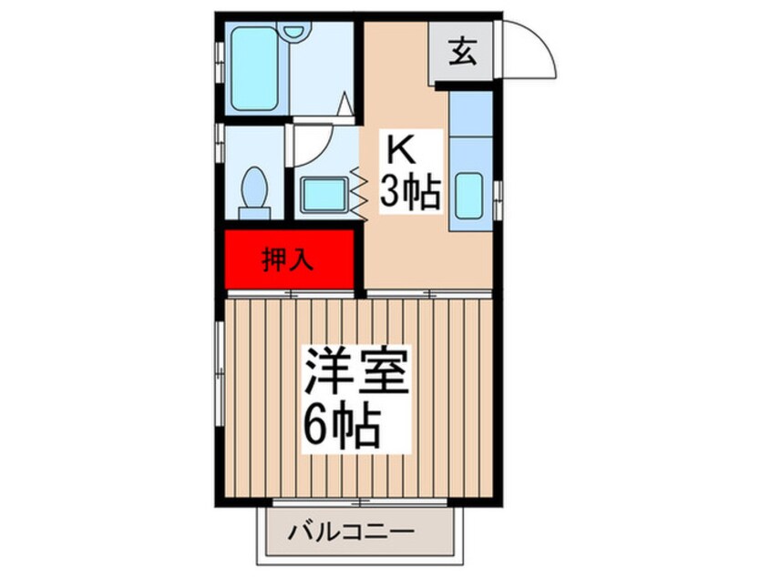 間取図 コーポ森福