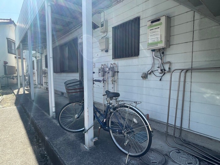 駐輪場 コーポ森福