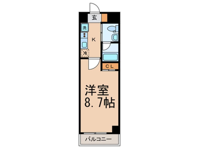 間取図 ｶｽﾀﾘｱ神保町