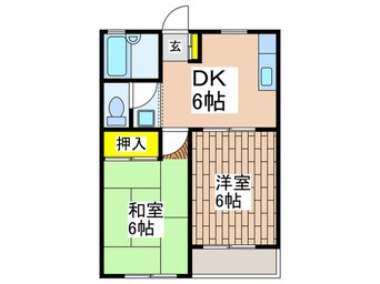 間取図 ドミール杉田