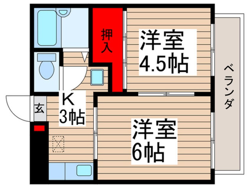 間取図 ふじマンション