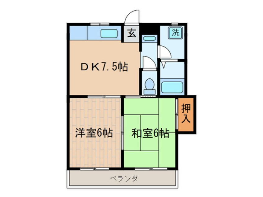 間取図 アネックス山崎