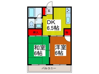 間取図 ドミールカネコ（北棟）