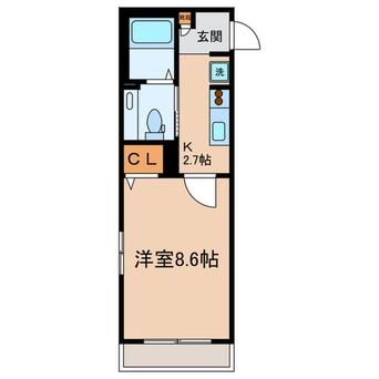 間取図 オアシス丘の上
