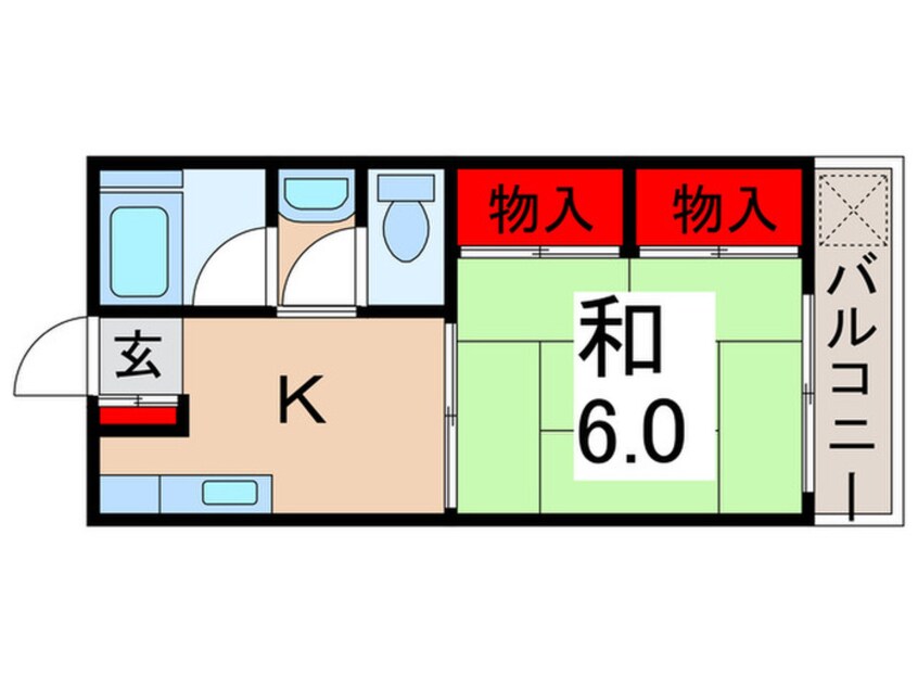 間取図 さわらびハイツ