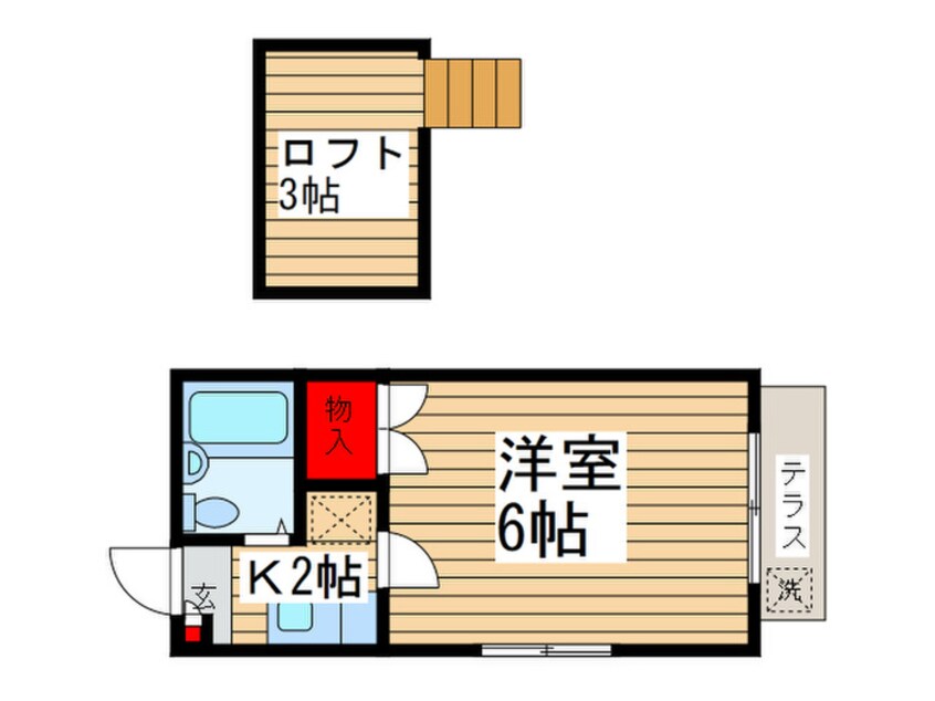 間取図 カーサランド津田沼