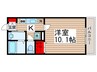 サイプレス 1Kの間取り