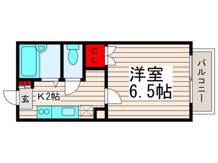 間取図 ブランシュ・ネ－ジュＣ