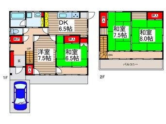 間取図 仮）川越市砂新田四丁目戸建