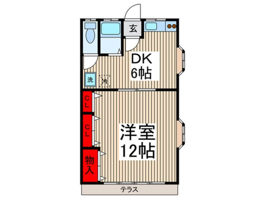 間取図 クレールユー