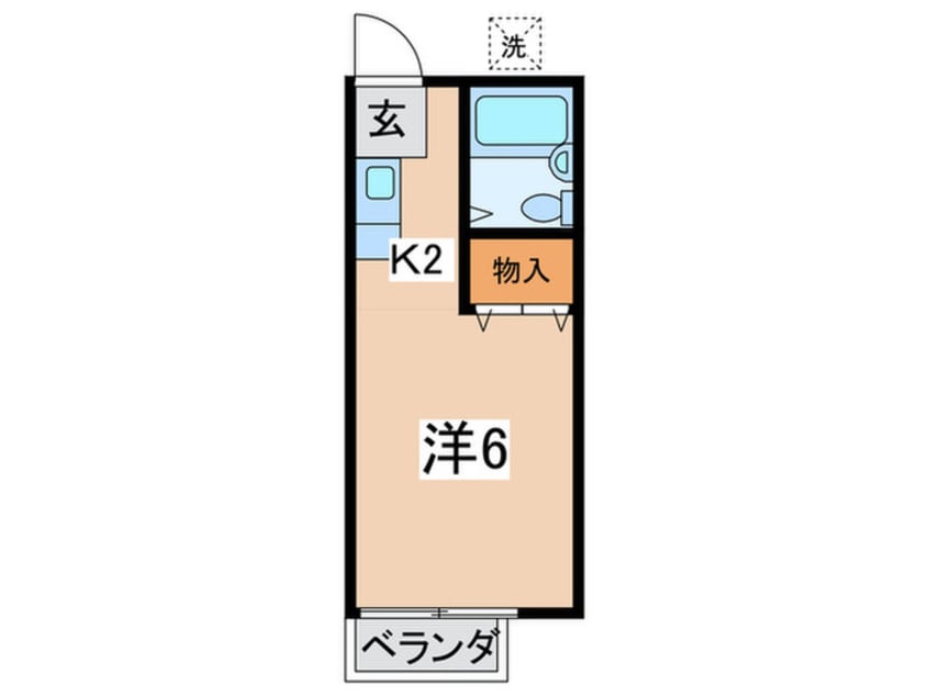間取図 ヒルハウス　Ｂ