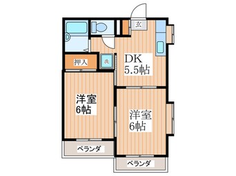 間取図 クレセントマンション