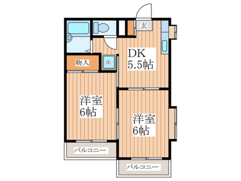 間取図 クレセントマンション