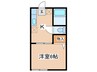 クレール玉川学園B棟 1Kの間取り