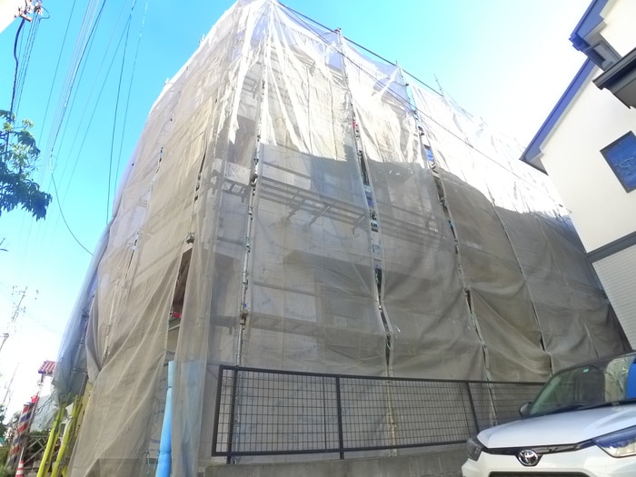 建築中 仮）湊町３丁目新築工事