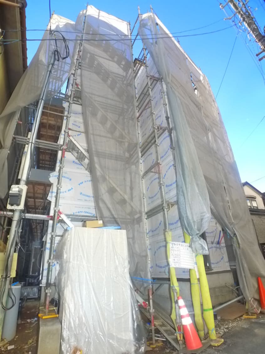 建築中 仮）湊町３丁目新築工事