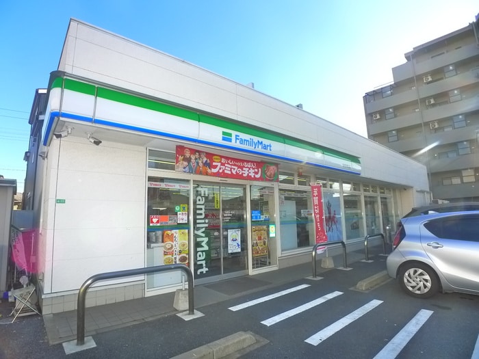 ファミリーマート(コンビニ)まで150m 仮）湊町３丁目新築工事