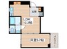 SCENE＋京王多摩川 1LDKの間取り