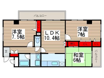 間取図 ライツ妙典
