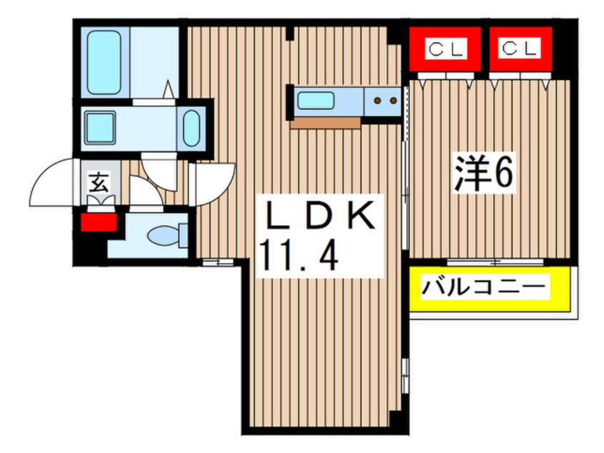 間取図 Ｑｕａｔｒｅ　Ｓａｉｓｏｎ